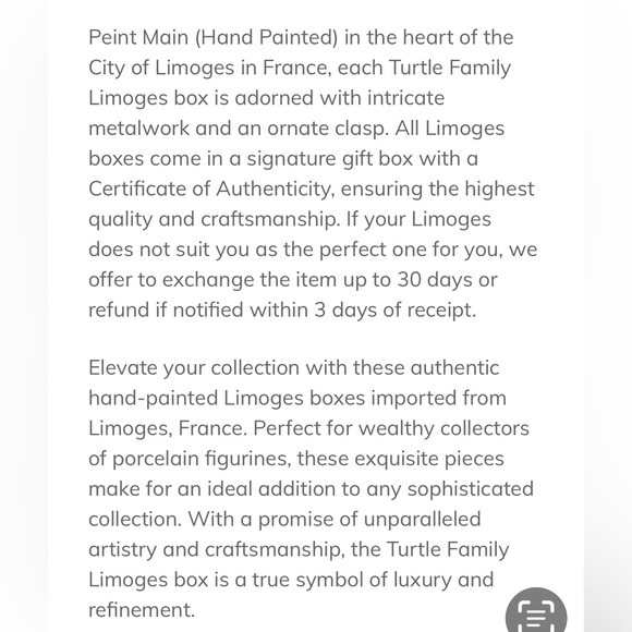 Limoges Turtle Family Porcelain Figurine Collectible 100% Auth… - Picture 13 of 14